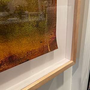 In Other Worlds watercolor by Nicole Renee Ryan  Image: frame detail