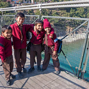 Schoolboys-2, Rishikesh (2005) by Sanjay Marathe