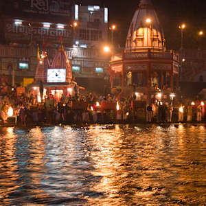 Ganga Aarti-1, Haridwar (2005) by Sanjay Marathe