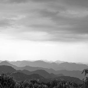 Rolling Hills-1, Mussoorie (2013) by Sanjay Marathe