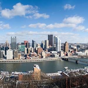 Pittsburgh Downtown Panorama-1 (2025) by Sanjay Marathe