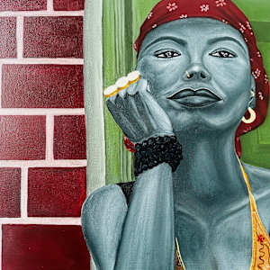 “Stoop Mama (In Your Darkness and In Your Light, Invite All Parts of Yourself Each Day)” by Yewande Kotun Davis 