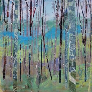 Tree in Turquoise by Susan G Abbott