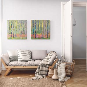 Triangle Forest by Susan G Abbott  Image: in a room setting