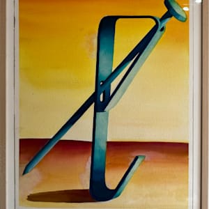 Surreal Mechanics #1 by Will Schmahl  Image: Surreal Mechanicss #1. A dreamlike fusion of industrial design and organic distortion, where familiar objects are reimagined in unexpected forms.

Set Description:

This collection of surrealist paintings transforms everyday objects—safety pins, fasteners, and structural elements—into fluid, almost anthropomorphic forms. Set against vast desert-like landscapes with vibrant skies, these objects take on a life of their own, appearing to balance, lean, or bend under unseen forces. The exaggerated curves, bold color palettes, and interplay of light and shadow evoke a sense of motion and emotion, as if these mechanical elements are experiencing something deeply human.

Each piece feels like a meditation on function versus form, questioning how we perceive the mundane when it is stripped from its usual context and infused with personality. There’s a subtle nod to surrealist traditions—think Giorgio de Chirico meets modern abstraction—where objects exist in a liminal space, caught between the recognizable and the fantastical.