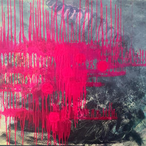 Will Schmahl_Bloody Monday- the divorce, 40x30x1.5 by Will Schmahl