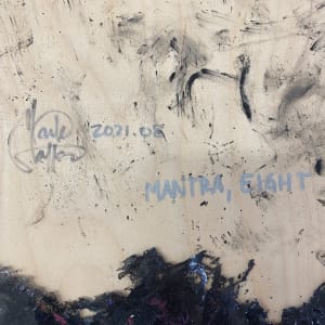 Mantra, eight by Mark Stafford  Image: Detail of verso with signature, item#, and  title