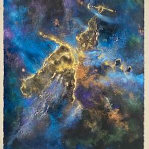 A Mystic Mountain & a Yellow Belt of Light by Mark Stafford 