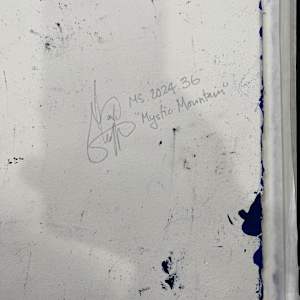 A Mystic Mountain & a Yellow Belt of Light by Mark Stafford 