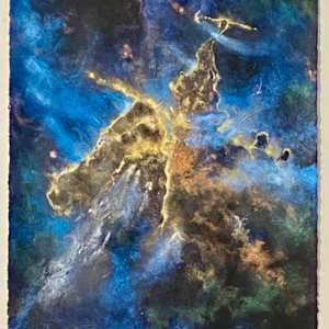 A Mystic Mountain & a Yellow Belt of Light by Mark Stafford 