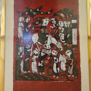 Jesus Entering Jerusalem by Sadao Watanabe