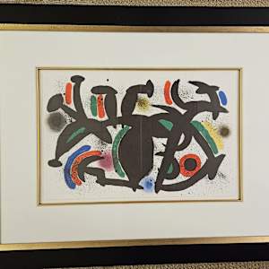 Lithographe I - Plate VIII (Calas 864) by Joan Miro