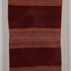 Small Dark Red Textile by Peru