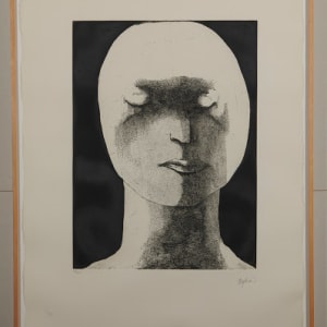 Woman with Downcast Eyes by Leonard Baskin