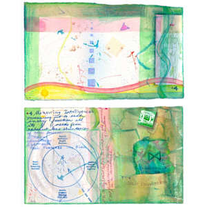 "26", loose-leaf book by Kathleen O'Brien  Image: "26", Four front and back, loose-leaf book