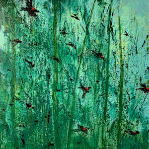 Bamboo Blackbirds by Kathleen O'Brien, Image 1.