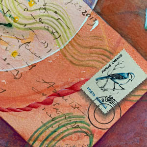 Dear Azure Tit  Image: Dear Azure Tit detail