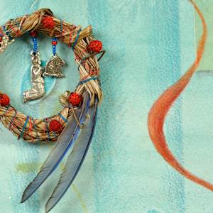 Talisman for Eastern Blubirds by Kathleen O'Brien, Image 3.