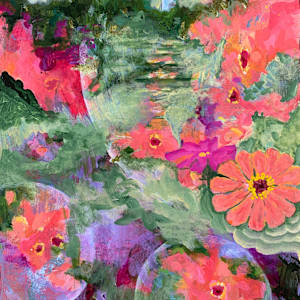 Zinnia Garden 2 by Kathleen O'Brien, Image 1.