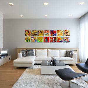 14-panel Collaboration by Tina Alberni 