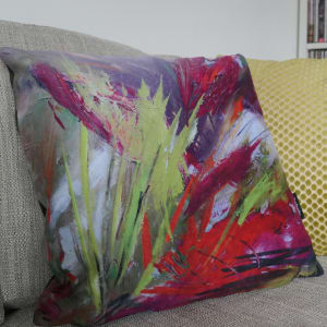Autumn Fire Cushion by Elaine Almond