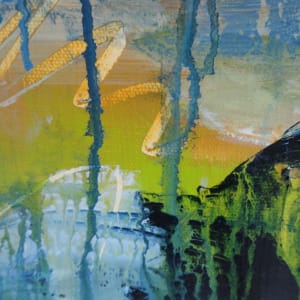 Watching the World go by by Elaine Almond  Image: detail of painting