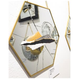 Reflected Moon by Allison Belolan  Image: At The Other Art Fair Brooklyn