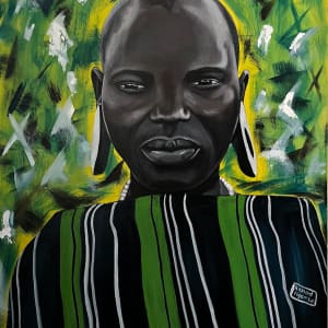 " The Masai Woman" by Richard Yumba Ngombe, Image 1.