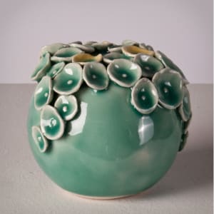 Blue Green + Yellow Cluster Vase by Yumiko Goto