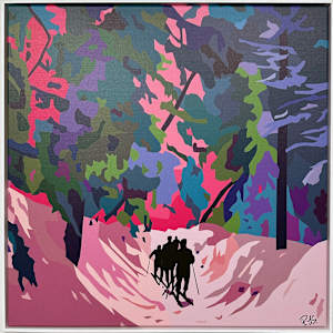 Vintage Ski-2 by Pam Spremulli