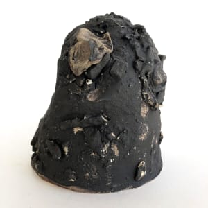 Sliced black geode by Lynn Basa 