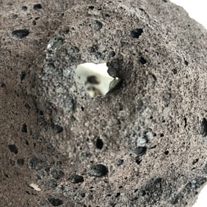 Black Lava Geode by Lynn Basa 
