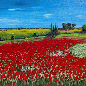 The poppy field (Le chapm de coquelicots) by Olena Kvit