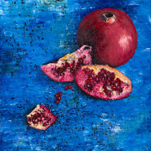 Pomegranates #1 by Olena Kvit (Kharchyshyna)