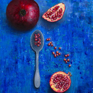 Pomegranates #2 by Olena Kvit (Kharchyshyna)