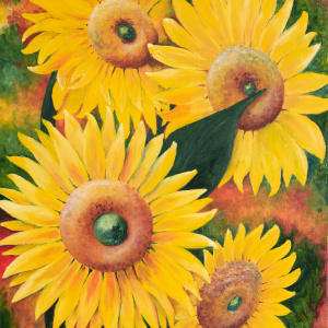 Sunflowers by Olena Kvit (Kharchyshyna)