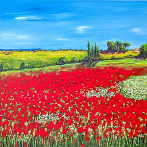 The poppy field (Le chapm de coquelicots) by Olena KVIT, Image 1.