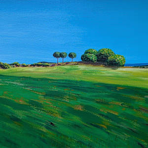 Space and tranquility. Fields near the Château de Villarlong / Espace et tranquillité. Champs près du Château de Villarlong by Olena Kvit