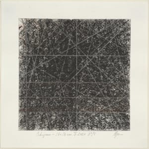 Skipan – viðarkol 16 / 16 x 16 cm, N°15 by Hlynur Helgason