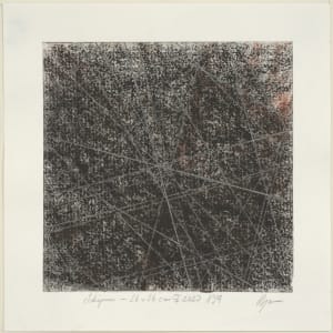 Skipan – viðarkol 16 / 16 x 16 cm, N°14 by Hlynur Helgason, Image 2.