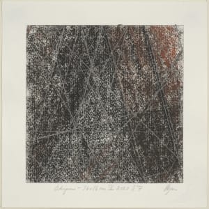 Skipan – viðarkol 16 / 16 x 16 cm, N°7 by Hlynur Helgason