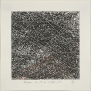 Skipan – viðarkol 16 / 16 x 16 cm, N°6 by Hlynur Helgason