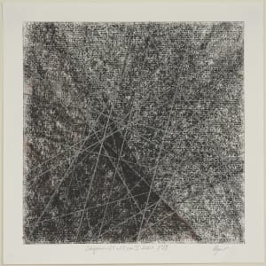 Skipan – 16 / viðarkol 25 x 25 cm, N°14 by Hlynur Helgason