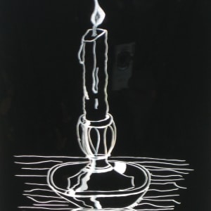 Blue Candle by Thomas Sundberg  Image: HC Negative