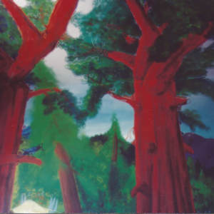 Redwoods Mural by Thomas Sundberg  Image: Details Ceiling Bend