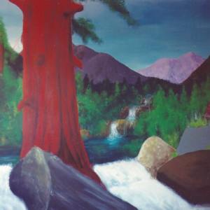 Redwoods Mural by Thomas Sundberg  Image: Mountains