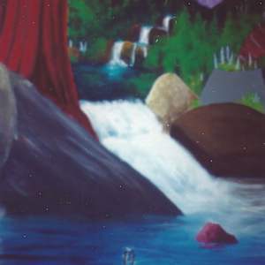 Redwoods Mural by Thomas Sundberg  Image: Waterfalls