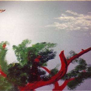 Redwoods Mural by Thomas Sundberg  Image: Cieling View