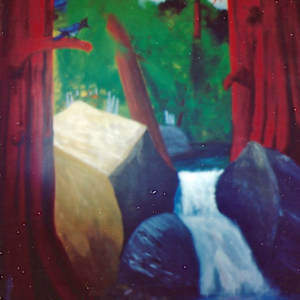 Redwoods Mural by Thomas Sundberg  Image: Waterfall