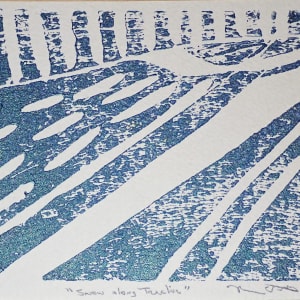 Snow Along Treeline by Thomas Sundberg